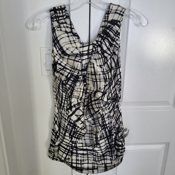 BCBG silk sleeveless blouse top - Picture 1 of 7